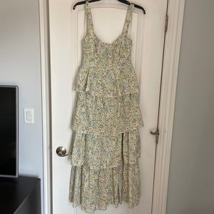 ASTR THE LABEL Midsummer tiered maxi dress